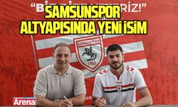 Samsunspor altyapısında yeni isim
