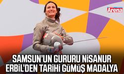 Samsun’un gururu Nisanur Erbil’den tarihi gümüş madalya