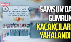 Samsun'da gümrük kaçağı ürünler ele geçirildi