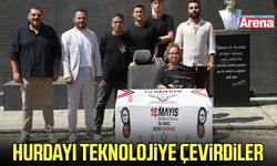 Samsun'da hurdayı teknolojiye çevirdiler