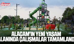 Alaçam'ın yeni yaşam alanında çalışmalar tamamlandı