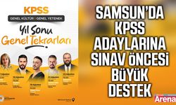 Samsun’da KPSS adaylarına sınav öncesi büyük destek