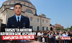 Tarsus’ta hayatını kaybeden genç astsubay Samsun'da defnedildi