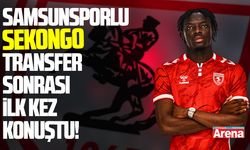 Samsunsporlu Sekongo transfer sonrası ilk kez konuştu