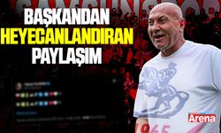 Samsunspor Başkanı Yıldırım'dan heyecanlandıran paylaşım