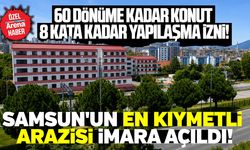 Samsun Atakum'da 64 dönümlük arazi imara açıldı