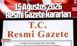 15 Ağustos 2026 Resmi Gazete kararları