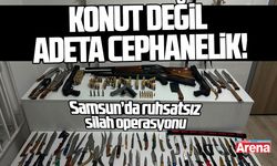 Samsun Emniyeti'nden ruhsatsız silah operasyonu