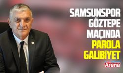 Samsunspor Göztepe maçında parola galibiyet