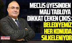 Meclis üyesinden mali tabloya dikkat çeken çıkış: Belediyemiz her konuda silkeleniyor