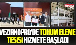 Vezirköprü'de tohum eleme tesisi hizmete başladı