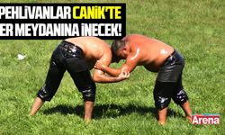 Pehlivanlar Canik'te er meydanında!