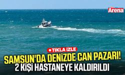 Samsun'da denizde can pazarı! 2 kişi hastaneye kaldırıldı