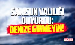 Samsun Valiliği uyardı: Denize girmek yasaklandı