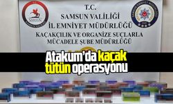 Atakum’da kaçak tütün operasyonu