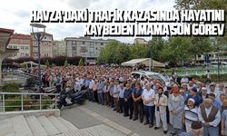 Havza'daki trafik kazasında hayatını kaybeden imama son görev
