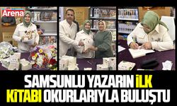 Samsunlu yazarın ilk kitabı okurlarıyla buluştu