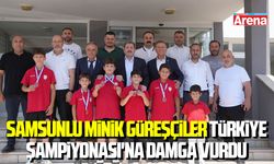 Samsunlu minik güreşçiler Türkiye Şampiyonası'na damga vurdu