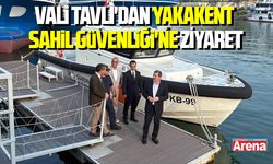 Samsun Valisi Tavlı'dan Yakakent Sahil Güvenliği'ne ziyaret