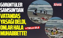 Samsun'da skandal görüntüler: Cankurtaran seyirci kaldı!