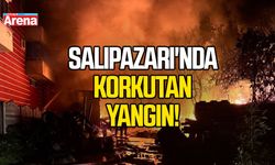 Salıpazarı'nda korkutan yangın!