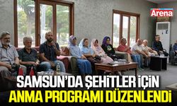 Samsun’da şehitler için 272’nci anma programı düzenlendi