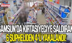 Samsun'da kırtasiyeciye saldıran 6 şüpheliden 4'ü yakalandı