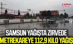 Samsun yağışta zirvede: Çarşamba'da metrekareye 112,9 kilo yağış