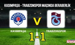 Kasımpaşa - Trabzonspor maç sonucu belli oldu!