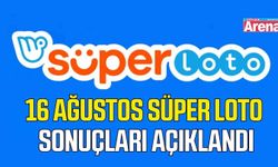 16 Ağustos Süper Loto sonuçları belli oldu