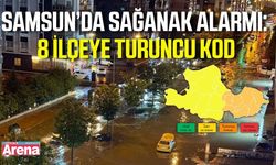 Meteoroloji uyardı: Samsun’un 8 ilçesine turuncu kod