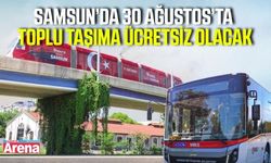 Samsun Büyükşehir Belediyesi duyurdu: Ulaşım ücretsiz