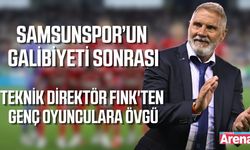 Teknik Direktör Fink'ten Samsunspor- Çaykur Rizespor galibiyeti sonrası açıklama