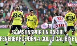 Samsunspor’un rakibi Fenerbahçe’den 4 gollü galibiyet