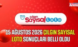 15 Ağustos 2026 Çılgın Sayısal Loto sonuçları belli oldu
