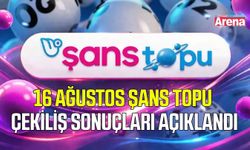 16 Ağustos 2026 Şans Topu çekiliş sonuçları açıklandı