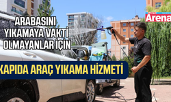 Mobil araç yıkama kapıya geliyor