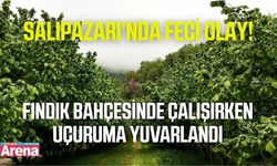Salıpazarı’nda feci olay: 15 metreden uçuruma yuvarlandı