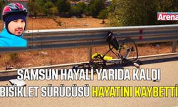 Samsun'a gelmek için yola çıkan bisikletiye otomobil çarptı
