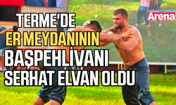 Samsun'da er meydanının başpehlivanı belli oldu