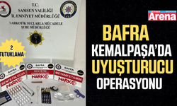 Samsun'da uyuşturucu operasyonunda 2 tutuklama