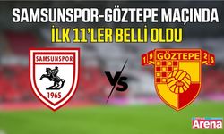 Samsunspor-Göztepe maçında ilk 11’ler belli oldu