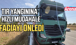 sürücünün dikkati olası faciayı önledi