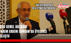 TDED Genel Başkanı Ekrem Erdem Samsun'da