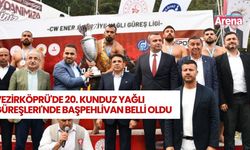 Vezirköprü'de 20. Kunduz Yağlı Güreşleri'nde başpehlivan belli oldu
