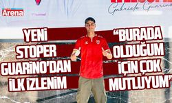 Samsunspor'un yeni stoperi Guarino'dan ilk izlenim
