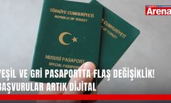 Yeşil ve gri pasaportta flaş değişiklik! Başvurular artık dijital