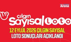 12 Eylül 2026 Çılgın Sayısal Loto sonuçları açıklandı