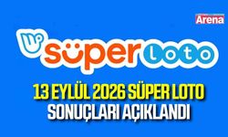13 Eylül 2026 Süper Loto sonuçları açıklandı