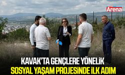 Kavak’ta gençlere yönelik sosyal yaşam projesinde ilk adım